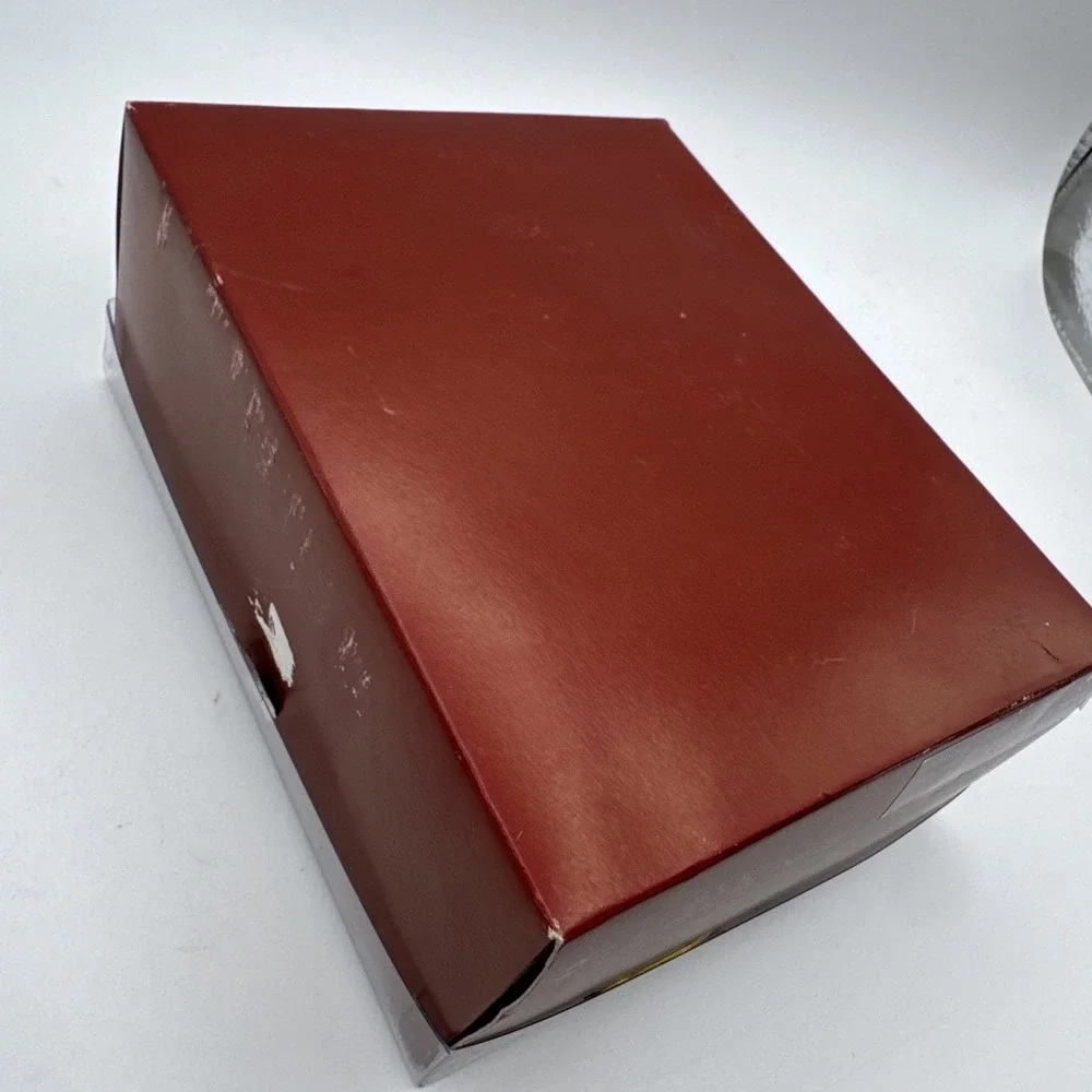 Vintage 80s Dansk‎ Christmas Ornaments Presents Paper Mache Ribbon Set 6 Box